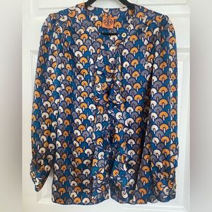Tory Burch Ruffled Silk Blouse